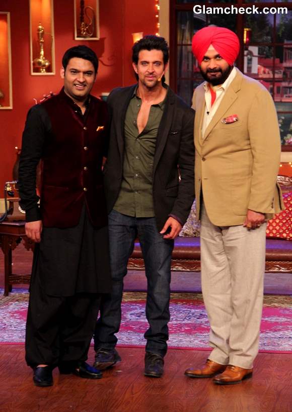 Hrithik Roshan at Comedy Nights with Kapil Diwali Episode