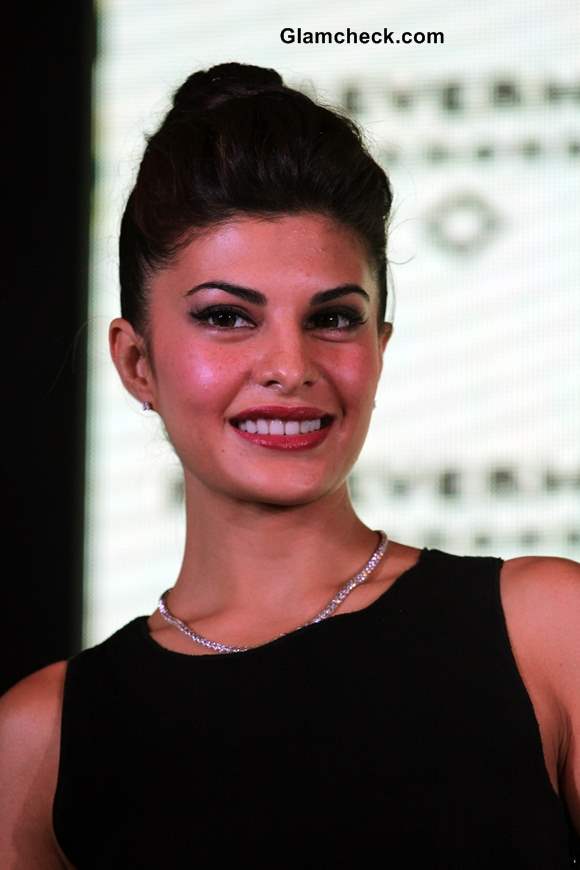 Jacqueline Fernandez Bun Hairstyle