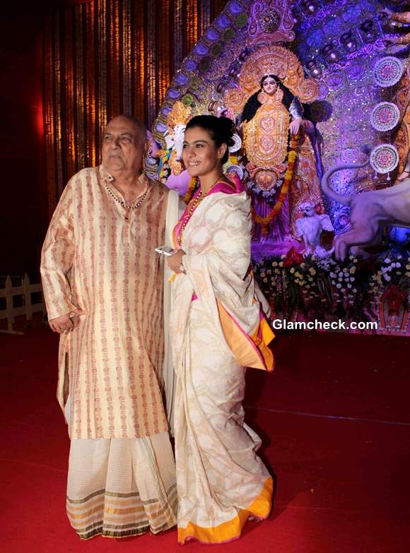 Kajol celebrates Durga Puja 2013