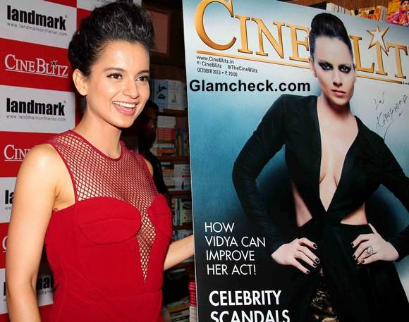 Kangana Ranaut 2013 at Cine Blitx Magazine Unveiling