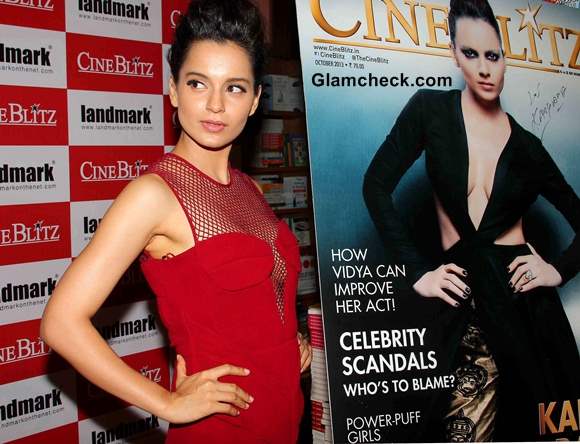 Kangana Ranaut Cine Blitx Magazine Unveiling