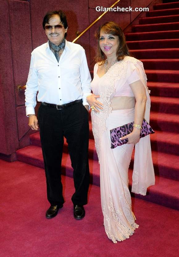 Sanjay Khan along with his wife Zarine Khan at Positive Health Awards 2013