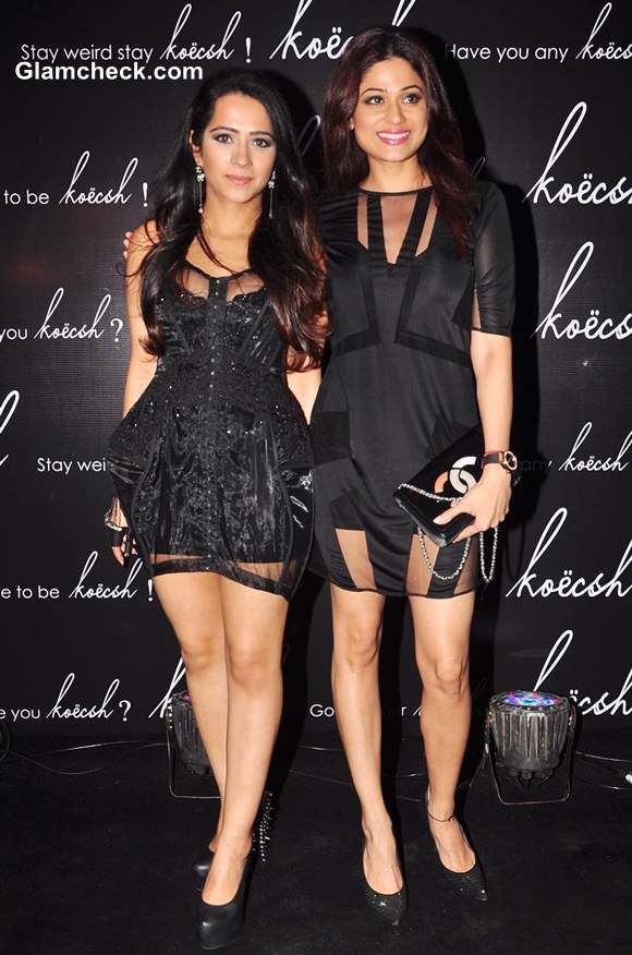 Shamita Shetty with Kresha Bajaj at Koecsh Launch Party