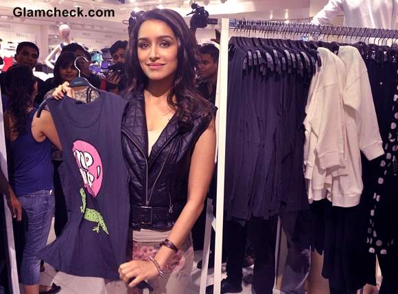 Shraddha Kapoor in Floral Pants at Forever 21 Store Launch Pictures