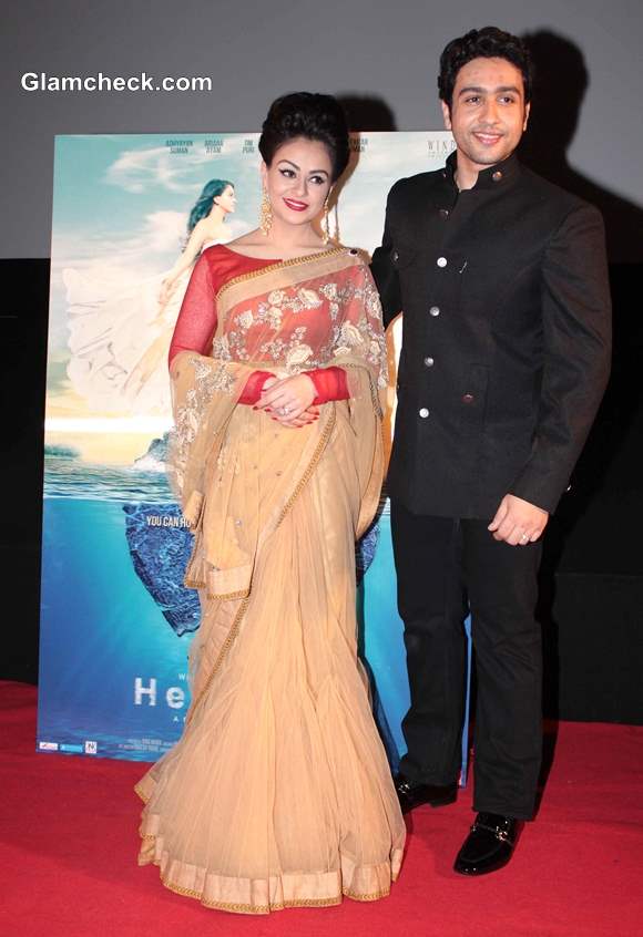 Ariana Ayam and Adhyayan Suman at Heartless Trailer release