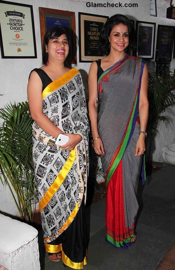 Author Aditi Mathur Kumar with Gul Panag