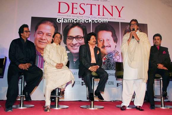 Big B Launches Ghazal Album Destiny in Mumbai