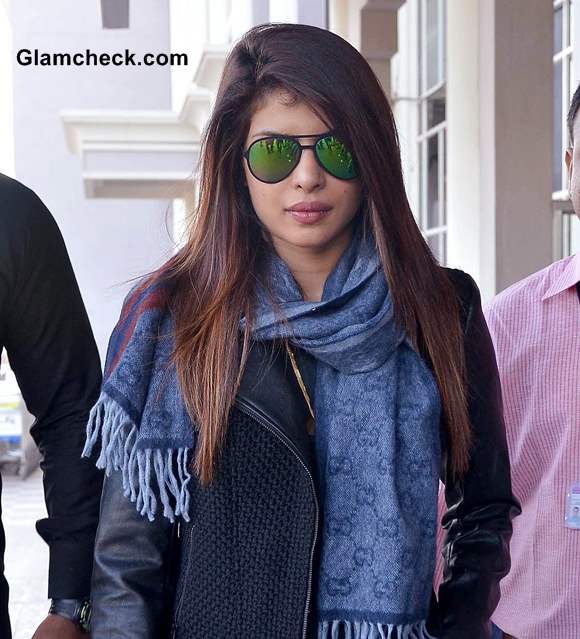 Celebrity Airport Style - Priyanka Chopra at Jodhpur Airport