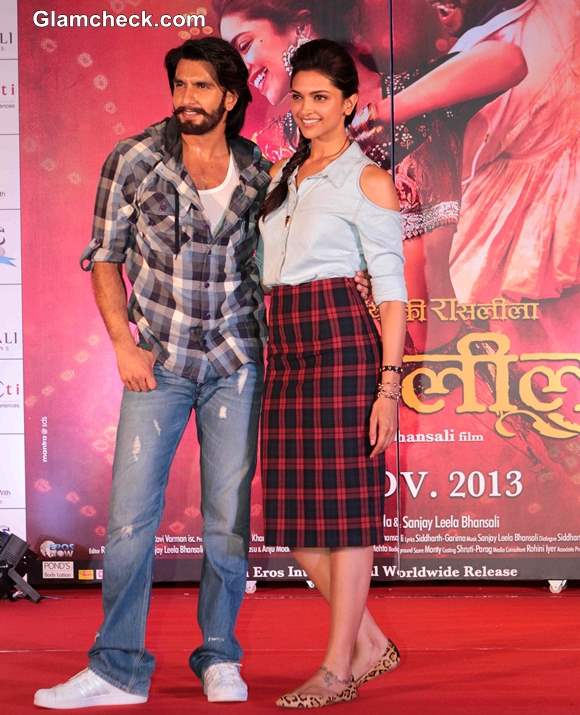 Deepika Padukone Ranveer Singh promote Ram-Leela