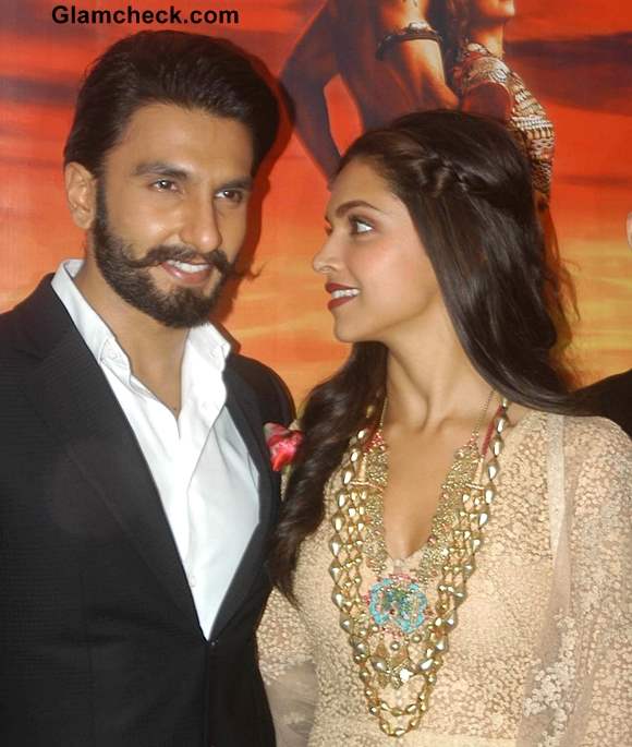 Deepika Padukone Promotes “ram Leela” In Stunning Gold