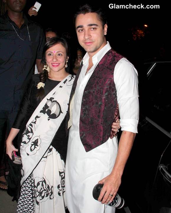 Imran Khan along with wife Avantika at Aamir Khan Diwali Party