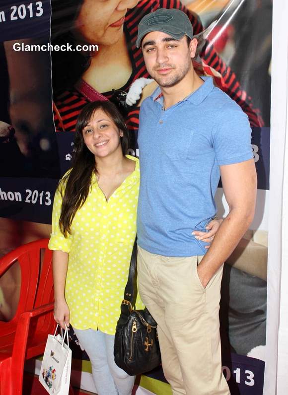 Imran Khan with wife Avantika at Pet Adoption 2013