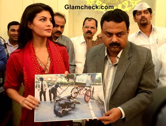 Jacqueline Fernandez Fights to Ban Horse-drawn Carriages in Mumbai