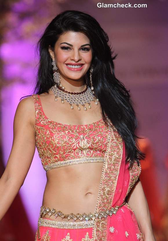 Jacqueline at India Bridal Fashion Week 2013