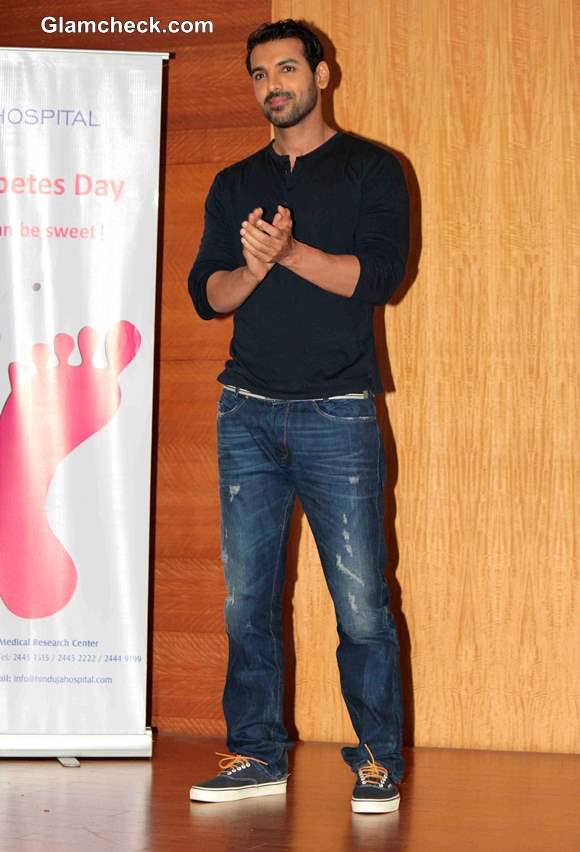 John Abraham Promotes Diabetes Awareness Program