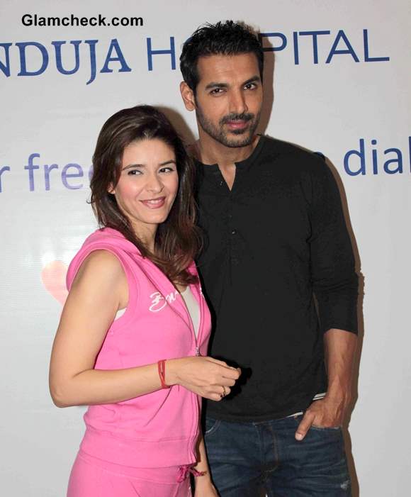 John Abraham and Raageshwari Promote Diabetes Awareness Program