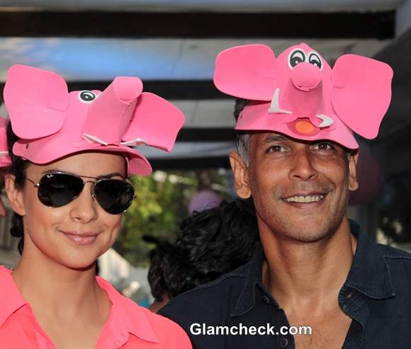 Milind Soman Gul Panag Announce Pinkathon Mumbai 2013