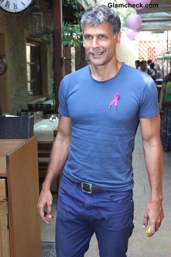 Milind Soman for Breast Cancer Awareness