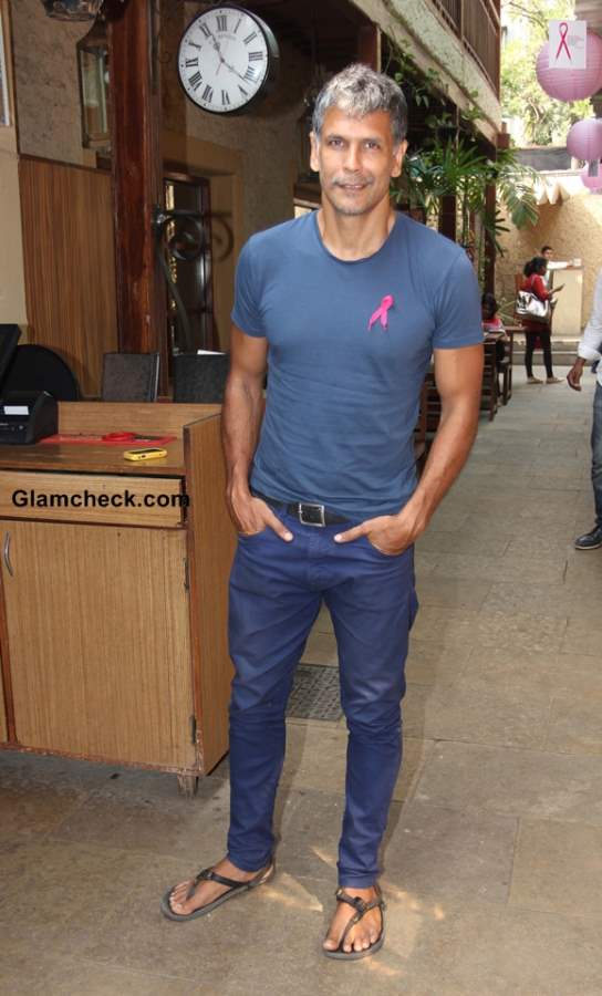 Milind Soman for Breast Cancer Awareness