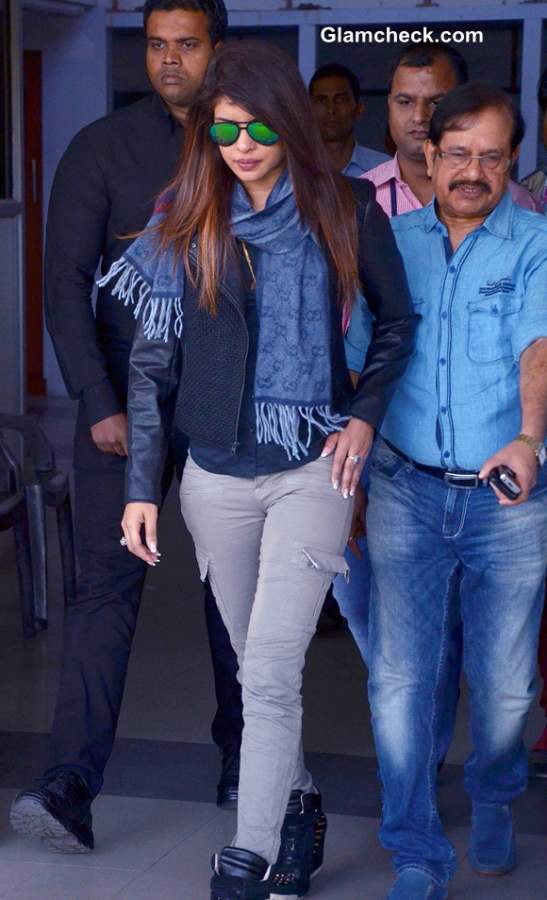 Priyanka Chopra at Jodhpur Airport 2013