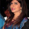Priyanka Chopra in Blue Sari at Music Launch of Movie Lucky Kabootar