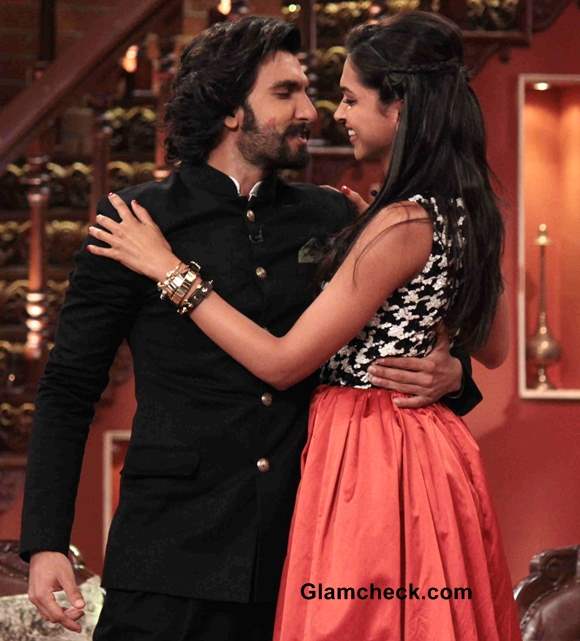 Ranveer Singh and Deepika Padukone on Comedy Nights with Kapil