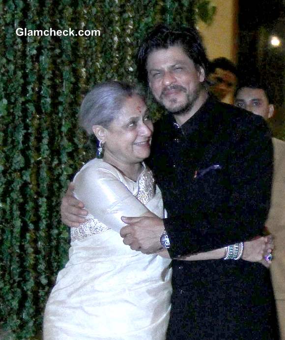 Sharukh Khan at Bachchan Diwali Party 2013