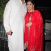 Siddharth Roy Kapur along with his wife Vidya Balan at Aamir Khan Diwali Party