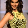 Sonam Kapoor in Mark Fast gown SIFW 2013 pictures
