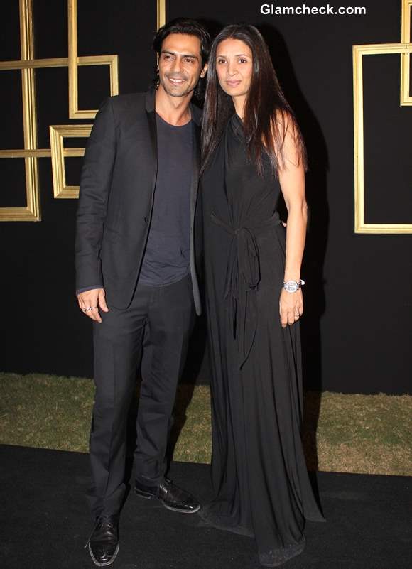 Arjun Rampal with his wife MehrJesia