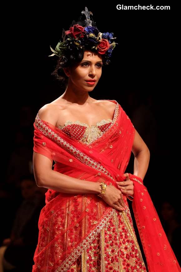 India Bridal Fashion Week 2013 Mumbai  Falguni and Shane Peacock Collection