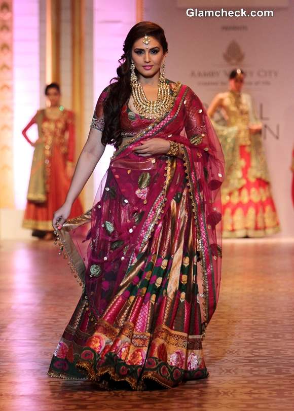 India Bridal Fashion Week 2013 Mumbai Huma Qureshi for Ashima Leena