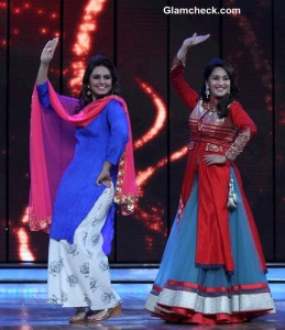 Madhuri Dixit and Huma Qureshi Promote Dedh Ishqiya on Dance India Dance