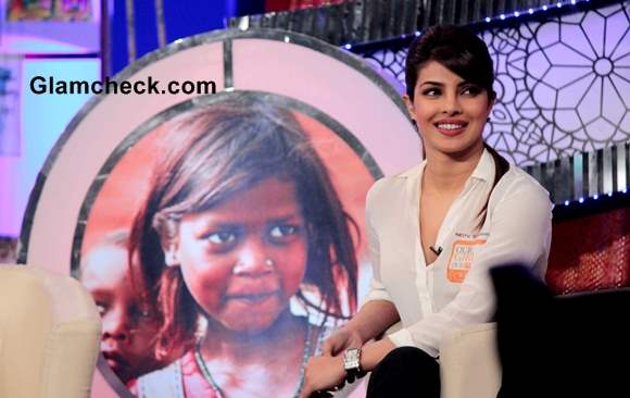 Priyanka Chopra for NDTVs Our Girl Our Pride Fund-raiser