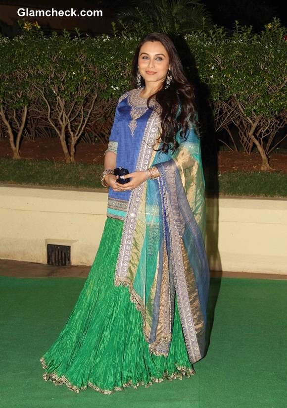 Rani Mukherjee 2013 at Vishesh Bhatt wedding reception