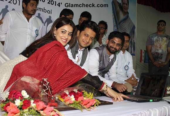 Riteish Deshmukh Genelia DSouza at NSUI Launch