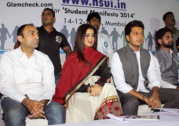 Riteish Deshmukh Genelia DSouza  for NSUI