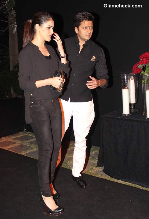 Riteish Deshmukh with his wife Genelia DSouza