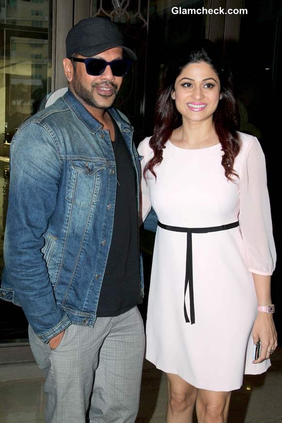 Shamita Shetty With Designer Rocky S