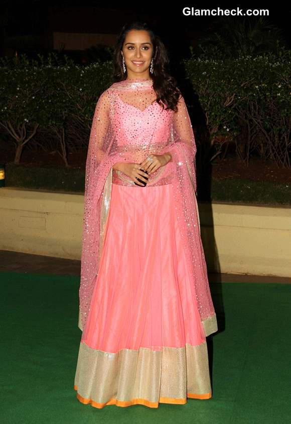 Shraddha Kapoor 2013 in Pink Anarkali