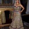 Sophie Choudry in Corset Lehenga at Mandira Wirk IBFW 2013