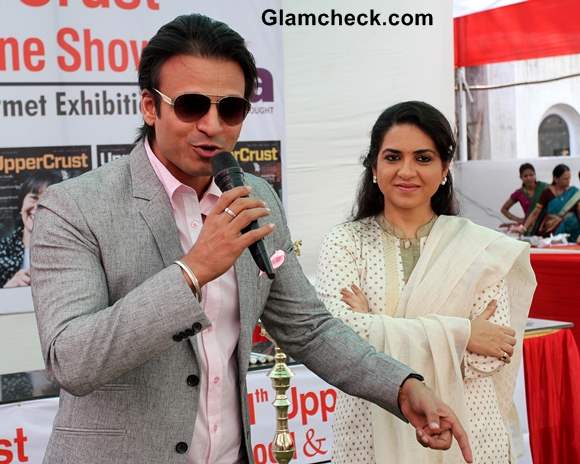 Vivek Oberoi and Shaina NC 2013 UpperCrust Food and Wine Show