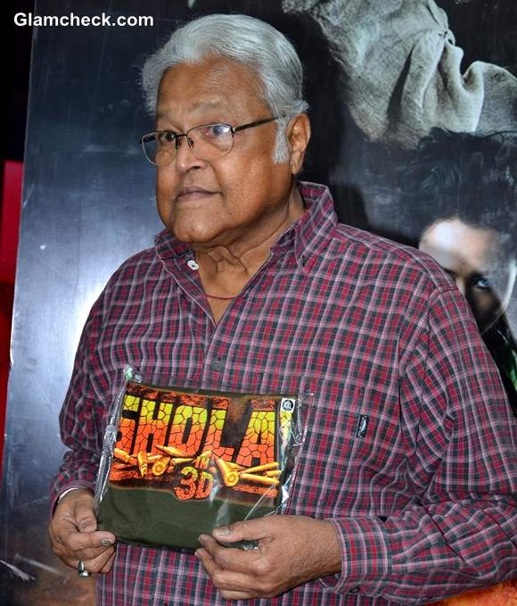 Actor Viju Khote during the special screening of film Sholay 3D