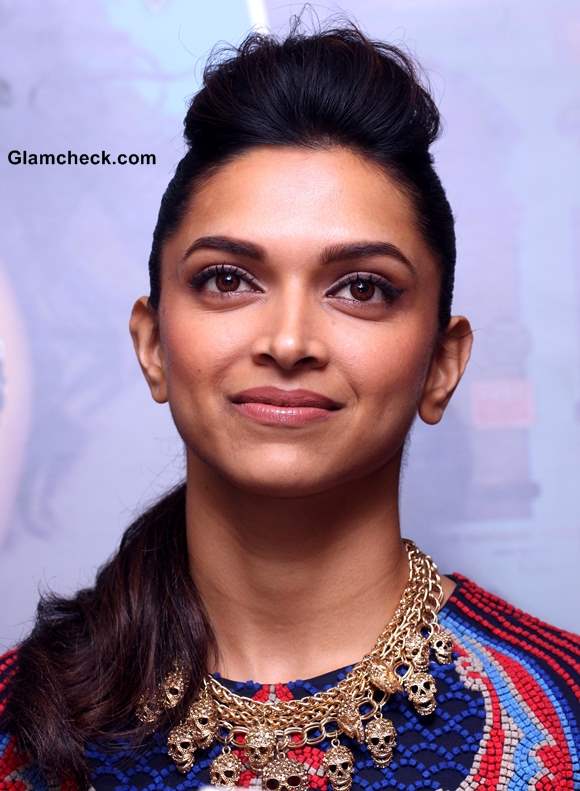 Deepika Padukone Hair and Makeup at the 59th Idea Filmfare Pre-awards Party