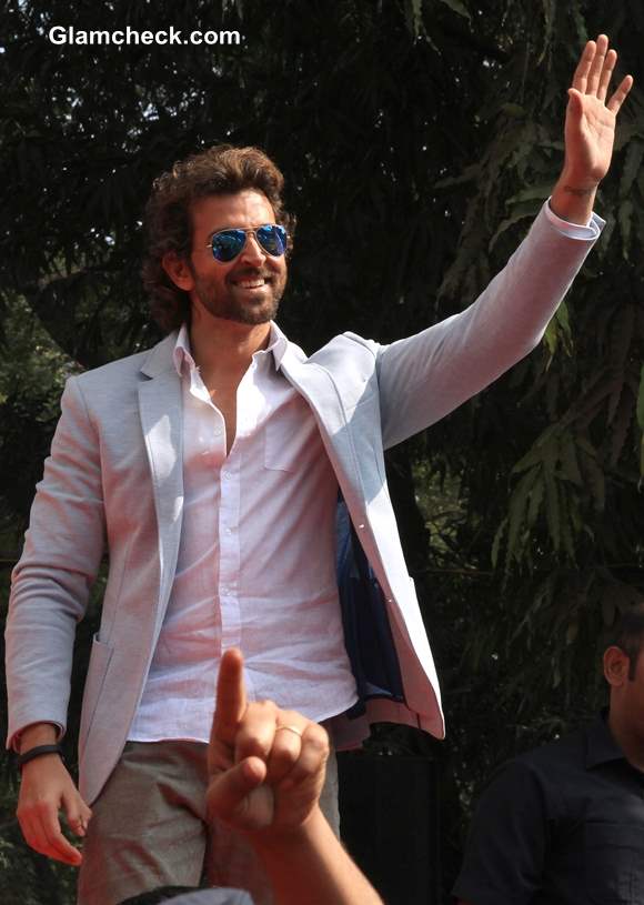 Hrithik Roshan Rocking Light Hues in Winter