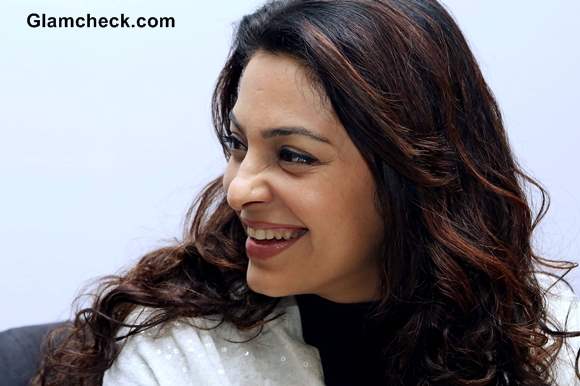 Juhi Chawla at Delhi to Support Exchange for Change Programe