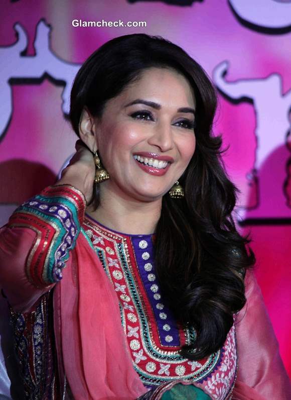 Madhuri Dixit at Gulaab Gang Trailer Launch in Mumbai