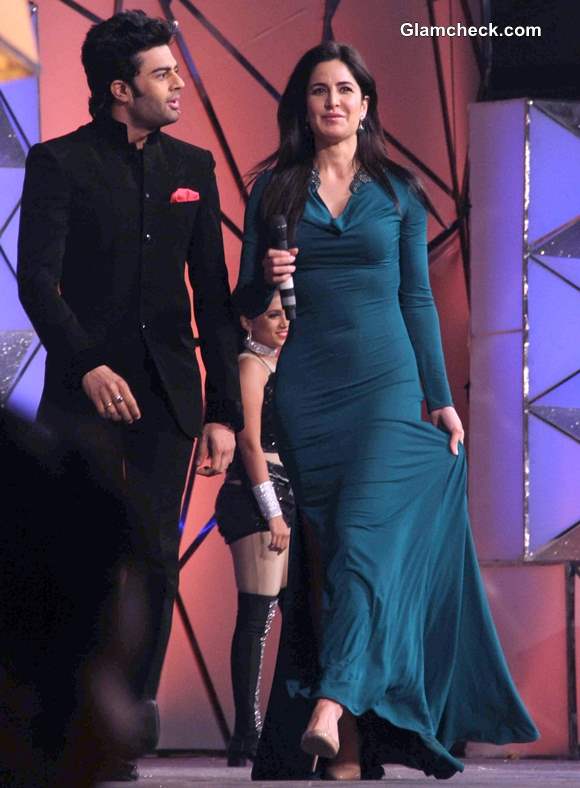 Manish Paul and Katrina Kaif at Umang 2014