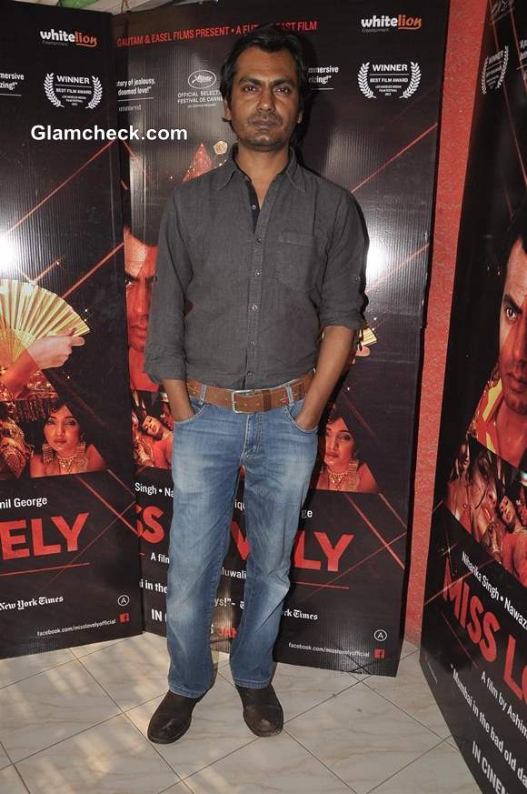 Nawazuddin Siddiqui Promotes Miss Lovely in Mumbai