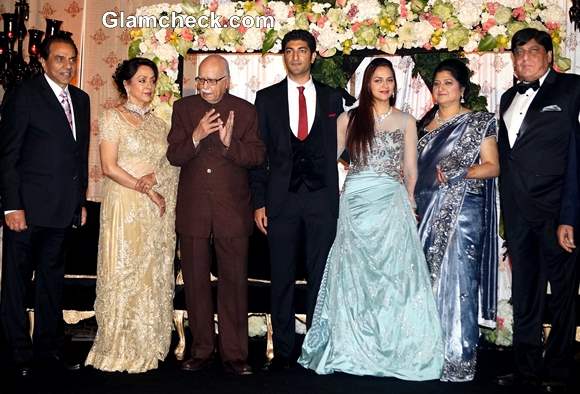 Ahana Deol-Vaibhav Arora Wedding Reception